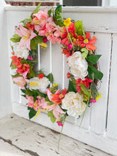 Load image into Gallery viewer, Peony &amp; Lily Wreath
