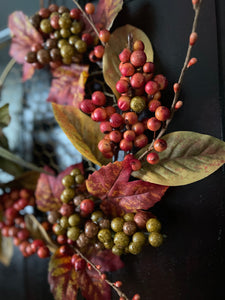 Peony & Berry Fall Wreath