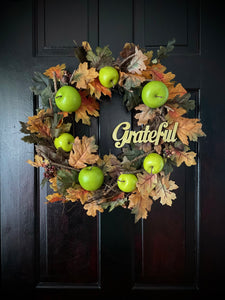 Granny Smith Apple Fall Wreath