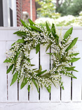 Load image into Gallery viewer, Lily of the Valley Wreath
