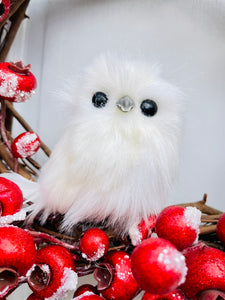 White Owl & Frosted Crabapples