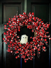 Load image into Gallery viewer, White Owl &amp; Frosted Crabapples
